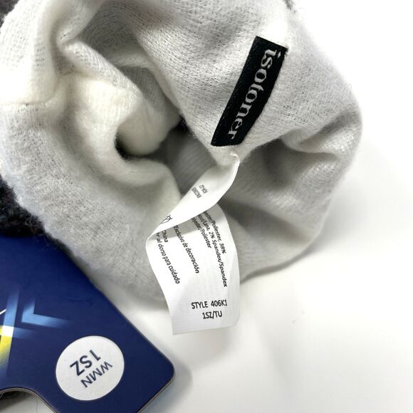 Isotoner Women's Recycled Knit Gloves - Grey Heather - Picture 7 of 8